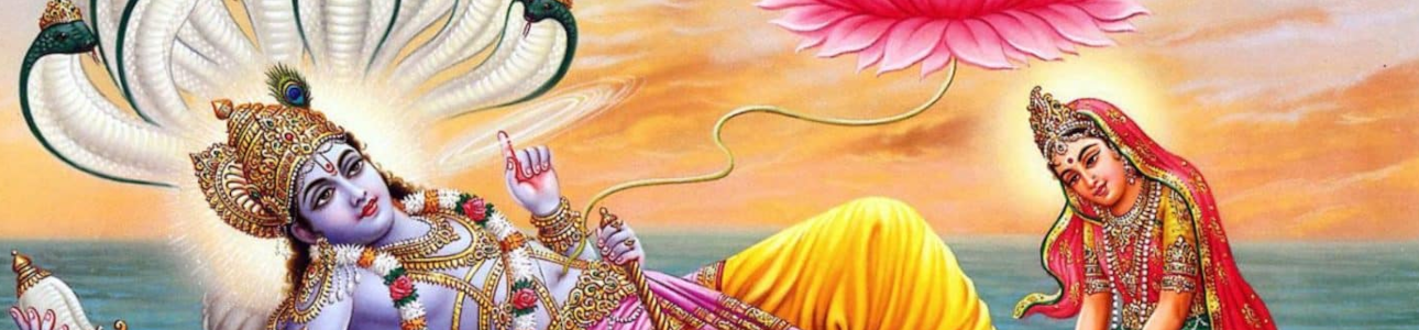 Shantakarum Bhujagashayanam Banner